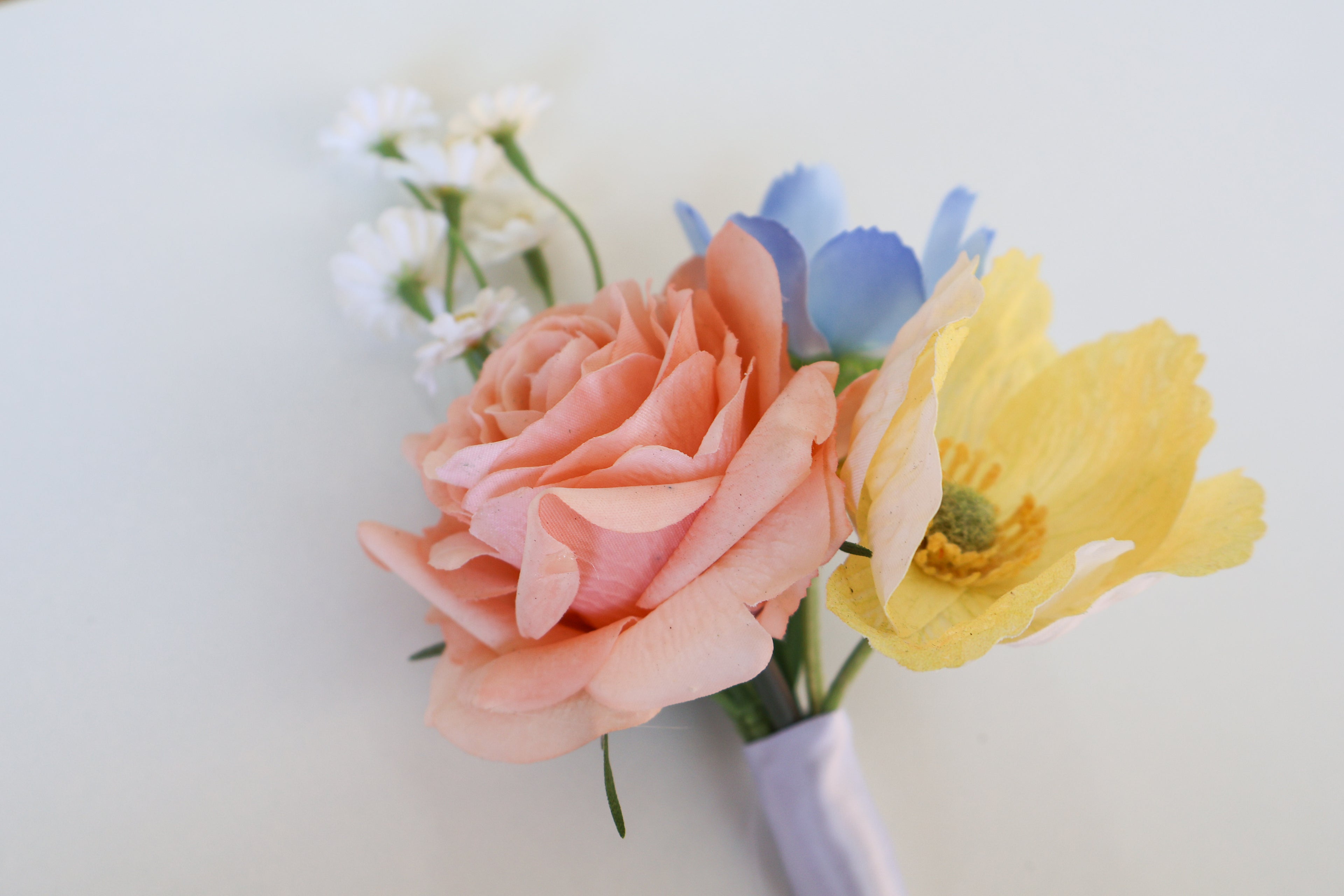 Pastel Petal Buttonhole