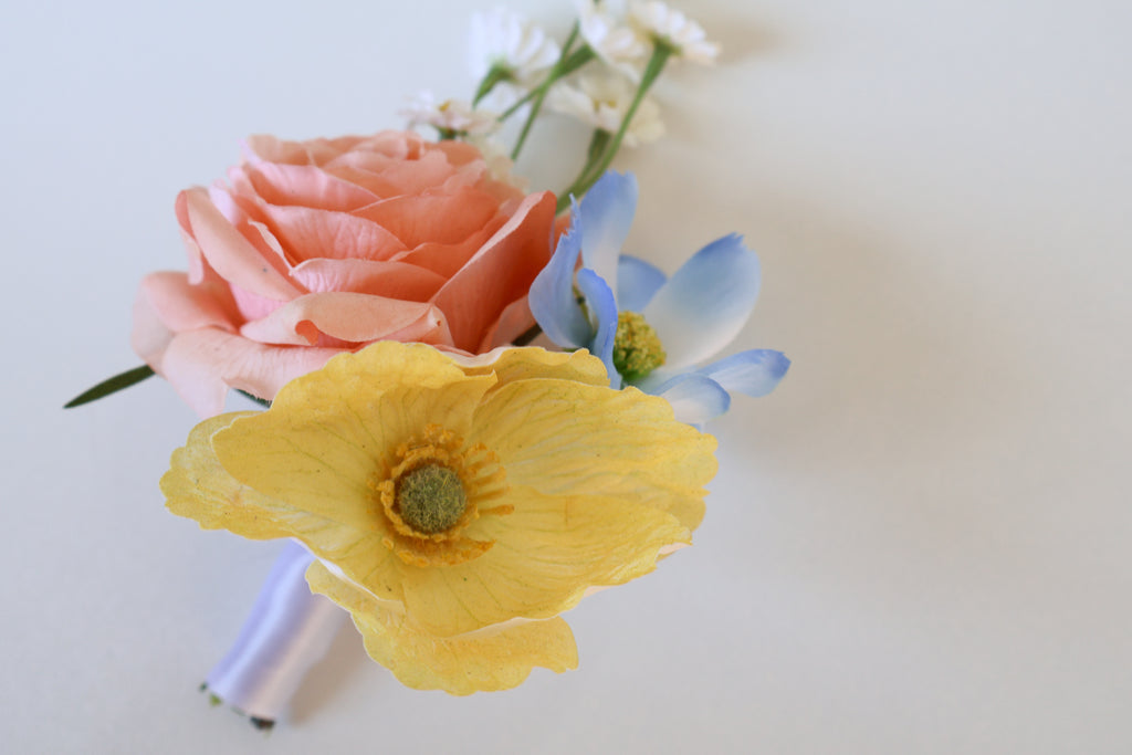 Pastel Petal Buttonhole
