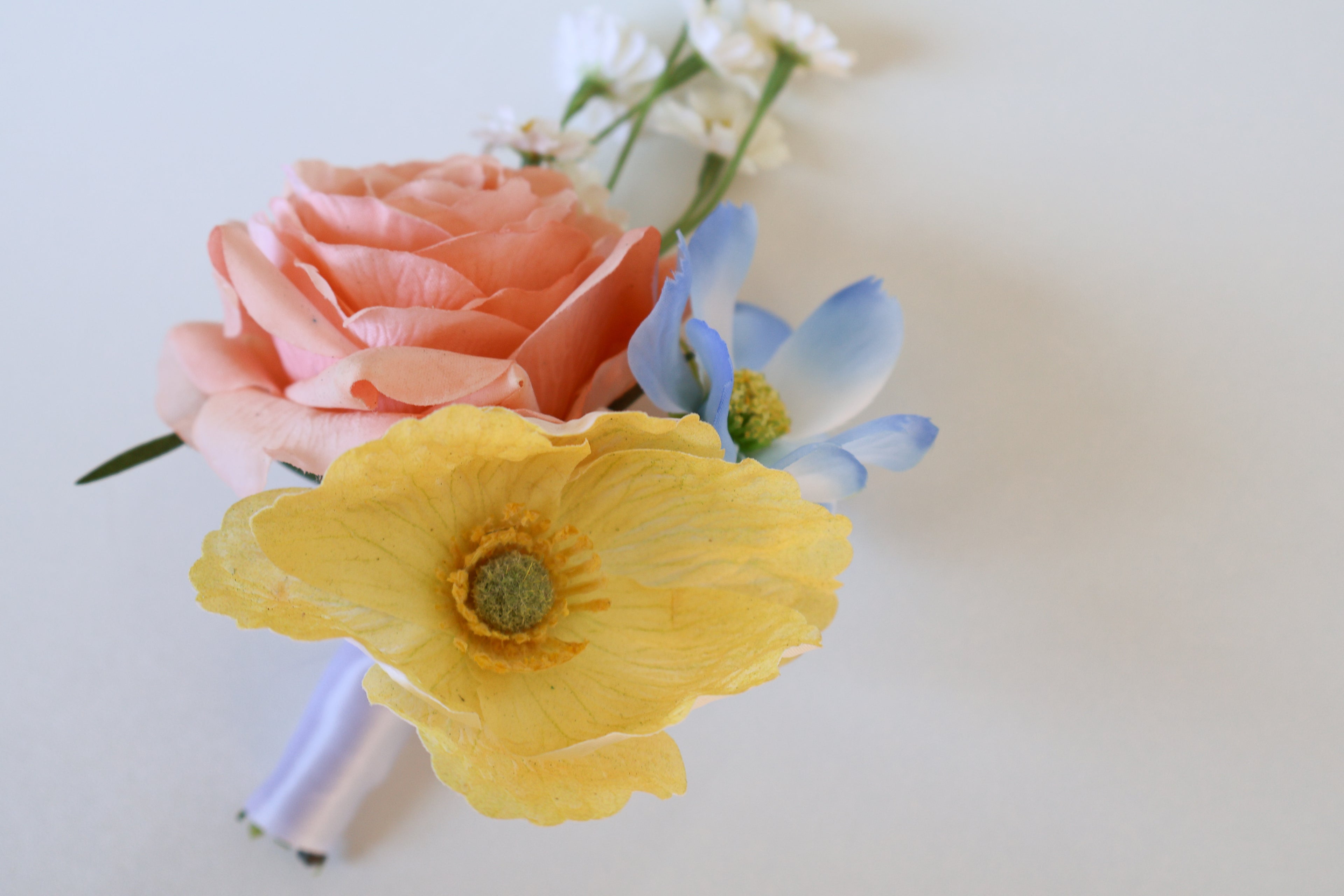 Pastel Petal Buttonhole