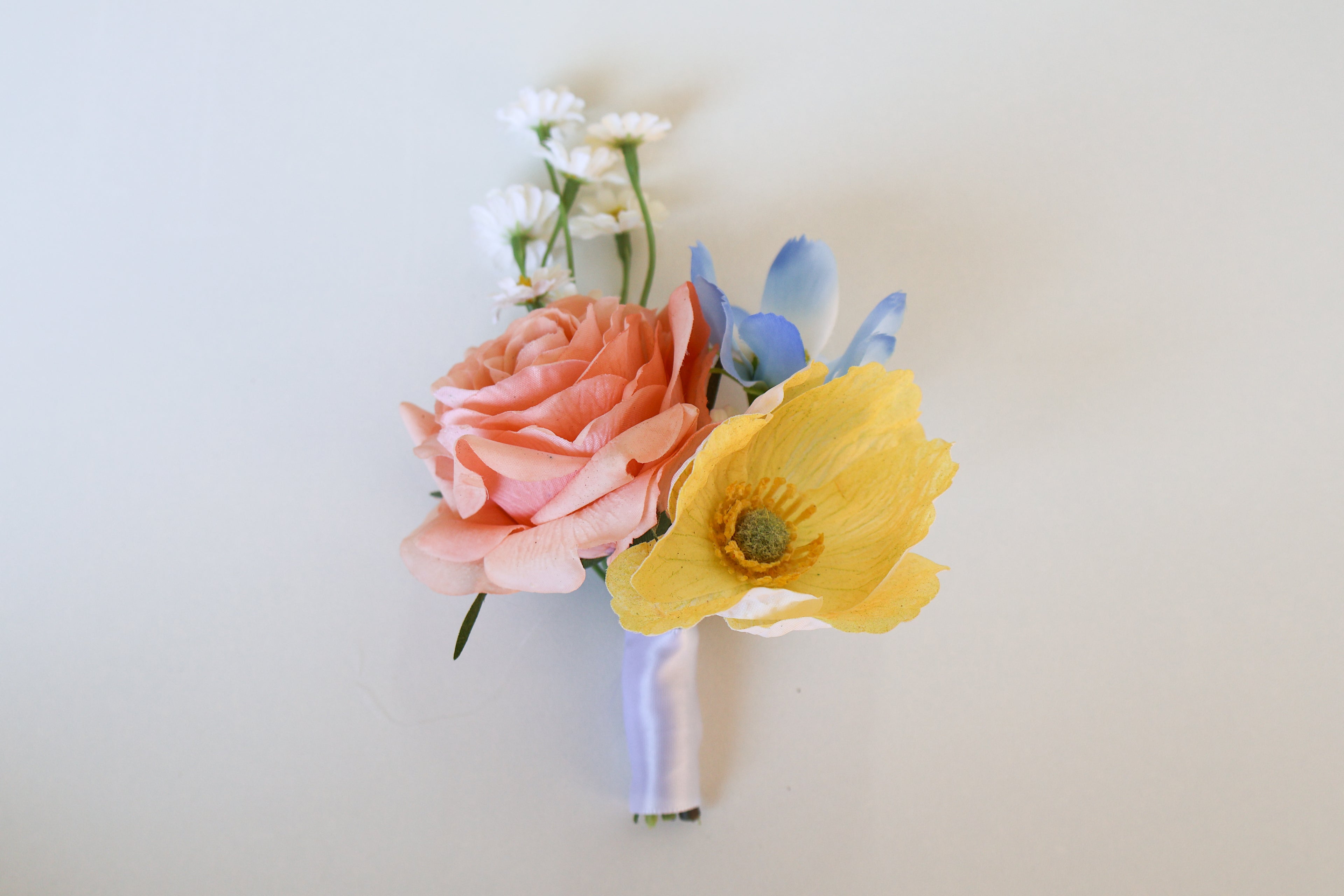 Pastel Petal Buttonhole
